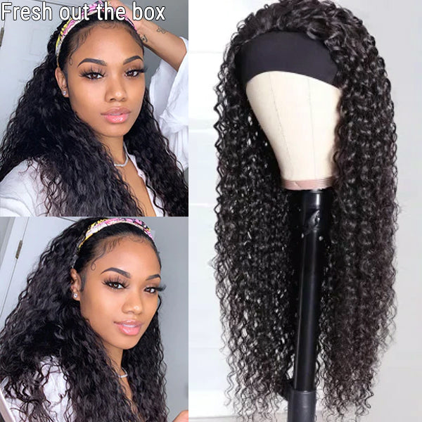 Wet And Wavy | Throw On & Go Water Wave Glueless Long Headband Wig - US Only