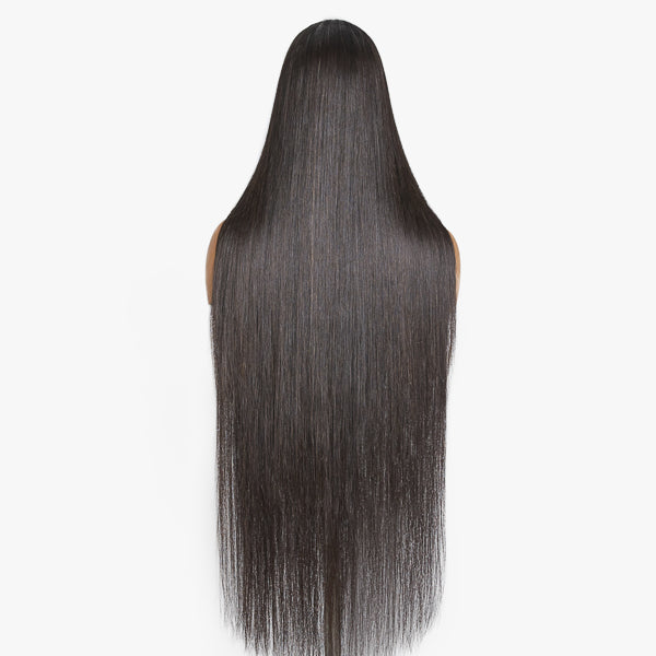 Luvme Hair 180% Density Royal Luxury Super Long Silky Straight 5x5 Closure HD Lace Wig 100% Human Hair