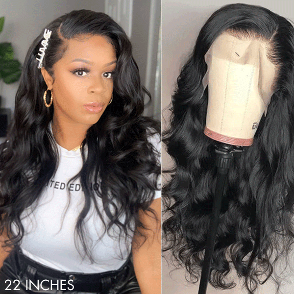 New Customers Only | PreMax Wigs - Luvme Hair Body Wave / Straight Glueless 13x4 Frontal Lace Long Wig Pre-Cut Lace