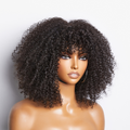 Special Deal | Ready to Go Bouncy Jerry Curl Glueless Minimalist Lace Wig with Bangs - US Only
