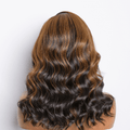 Blonde Highlight Loose Wave Left C Part Glueless 5x5 Closure HD Lace Wig | Large & Small Cap Size