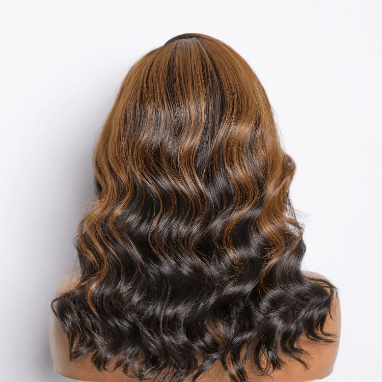 Blonde Highlight Loose Wave Left C Part Glueless 5x5 Closure HD Lace Wig | Large & Small Cap Size