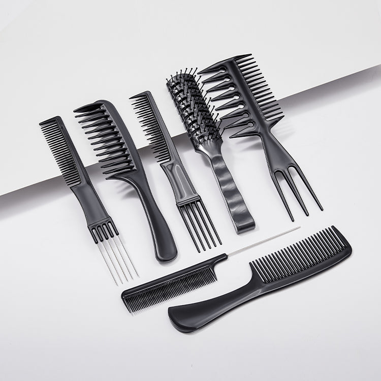 7pcs / 1 Set Antistatic Heat Resistant Hair Comb Set for All Hair Types & Styles