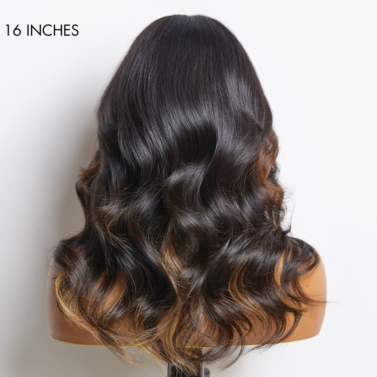 Combo Highlight Loose Wave Glueless 5x5 Closure HD Lace Wig | Large & Small Cap Size