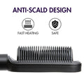 US Only | Hair Straightener Comb with US Plug, Built-in Ceramic Heating Plate, 20s Fast Heating & 5 Temp Settings & Anti-Scald for Professional Salon at Home | Add-on Item
