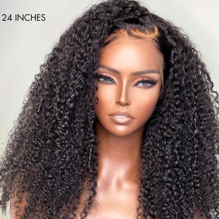 Afro Curly Glueless Free Parting 13x4 Frontal Lace Wig | Real HD Lace - US Only