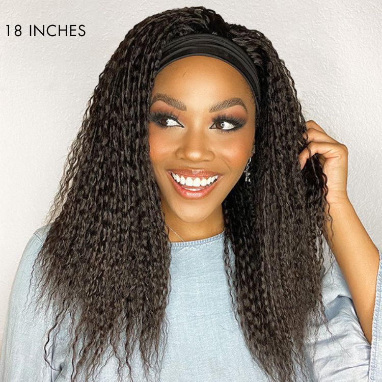 Final Restock | Throw On & Go Dreadlock Style Glueless Long Headband Wig - US Only