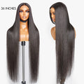Luvme Hair 180% Density Royal Luxury Super Long Silky Straight 5x5 Closure HD Lace Wig 100% Human Hair