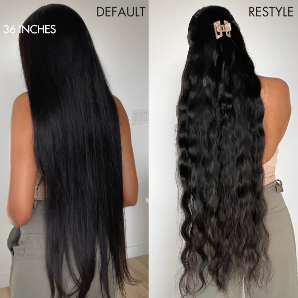 Luvme Hair 180% Density Royal Luxury Super Long Silky Straight 5x5 Closure HD Lace Wig 100% Human Hair