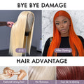 22 Inch=$159.9 | PreMax Wigs | Easily Redyed 613 Silky Straight 5x5 Closure HD Lace Glueless Mid Part Long Wig 100% Human Hair