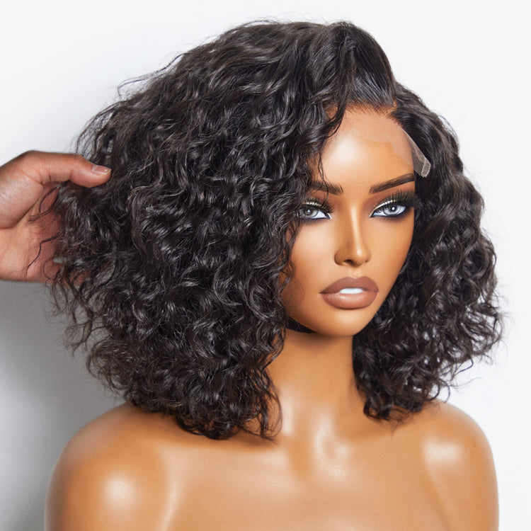 Water Wave C Parted Glueless HD Minimalist Lace Wig - US ONLY
