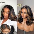 Special Deal | PreMax Wigs | Blonde Mix Black Loose Wave Glueless 5x5 Closure HD Lace Wig Pre-Cut Lace | Large & Small Cap Size