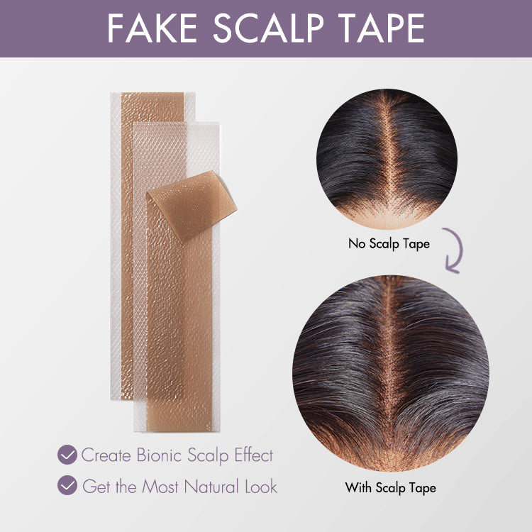 8pcs Fake Scalp Tape for Wigs, Invisible Knots & Grids Eraser | Add-on Item