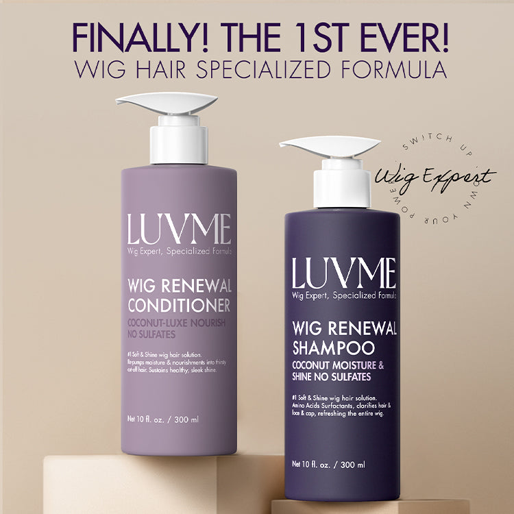 US Only | Wig Renewal Shampoo & Conditioner Set, Coconut Moisture & Effectively Cleans