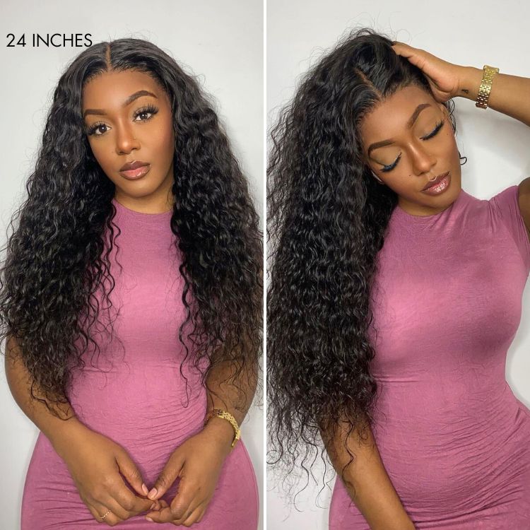 Special Deal | Water Wave 360 Lace Long Wig 100% Human Hair Pre-bleached & Pre-plucked