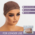 2pcs LUVME Reusable Non-Slip Wig Cap, Wig Gripper for Keeping Wigs Lace Front in Place