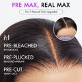 Exclusive Sale | PreMax Super Natural Hairline Silky Blunt Cut Bob Glueless 13x4 Frontal Lace Human Hair Short Wig Pre-Cut Lace