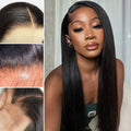 PreMax Wigs | HD Lace Super Natural Hairline Silky Straight Glueless 13x4 Frontal Lace Wig Human Hair Pre-Cut Lace