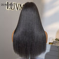 Exclusive Sale | Breathable Cap Yaki Straight Ultra Natural Minimalist Lace Long Wig with Bangs