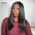 Special Offer | PreMax Wigs | Super Natural Hairline Silky Straight Glueless 13x4 Frontal Lace Wig Human Hair Pre-Cut Lace