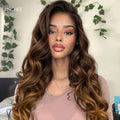 Luvme Hair PartingMax Glueless Wig Ombre Brown Loose Body Wave 7x6 Closure HD Lace Wig - US Only