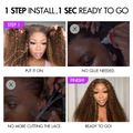 Crownease™ Go Natural Ease | Soft Kinky Curly Glueless 5x5 Closure HD Lace Wig Ready to Go