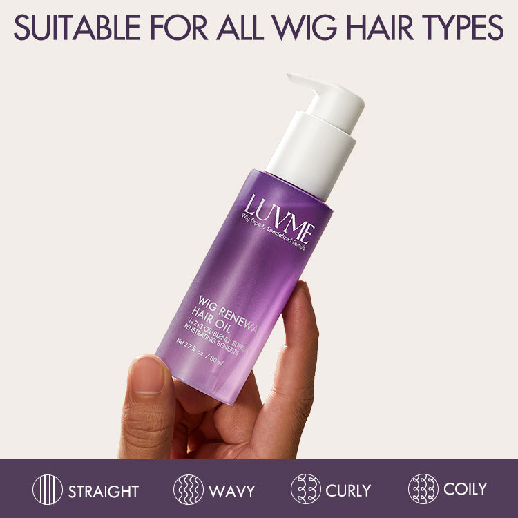 US Only | Wig Renewal Hair Oil, Repairs Dry & Damaged Hair, Boosts Shine, Controls Frizz | Add-on Item