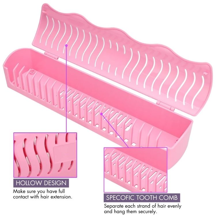 US Only | 1pc Hair Extension Holder, Storage for Clip-in, Tape-in, Bundles & Weft