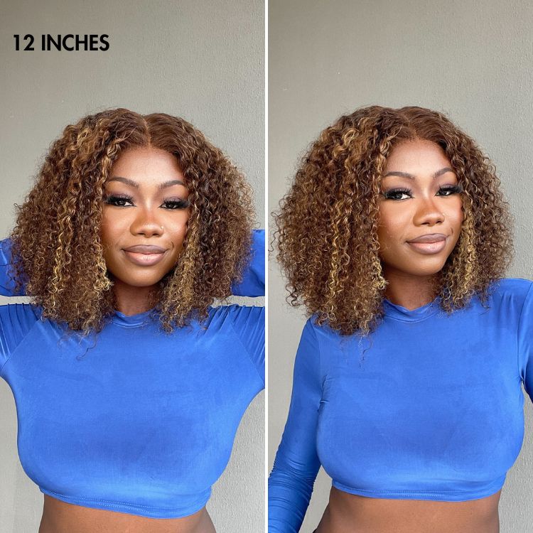 Crownease™ Go Natural Ease | Soft Kinky Curly Glueless 5x5 Closure HD Lace Wig Ready to Go