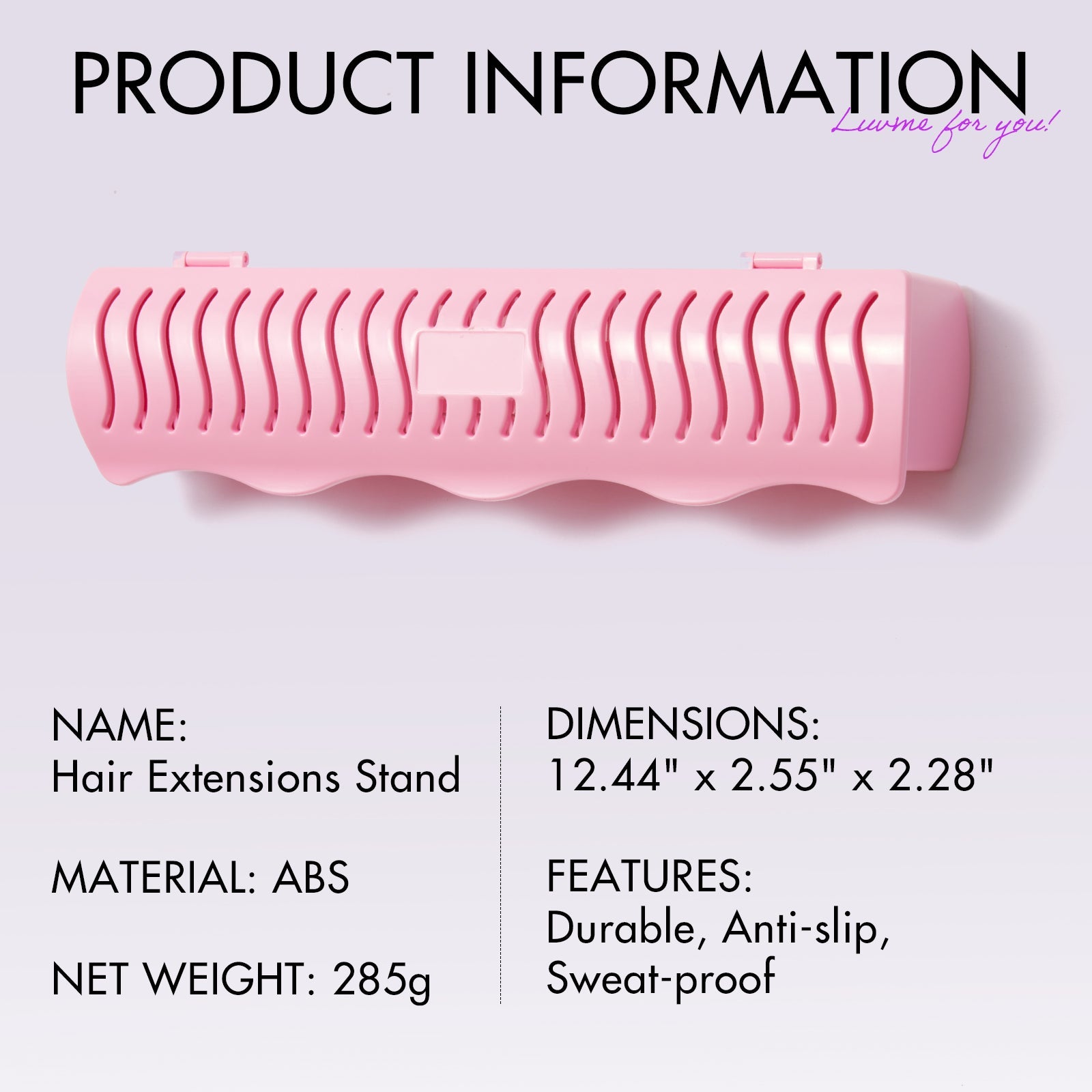 US Only | 1pc Hair Extension Holder, Storage for Clip-in, Tape-in, Bundles & Weft