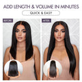 Exclusive Sale | Straight / Body Wave / Kinky Curly / Yaki Straight / Kinky Straight Clip in Hair Extensions Real Human Hair Pieces 135g 9pcs / 7pcs with Free Gift