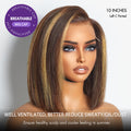 Final Restock |  PartingMax Glueless Wig Honey Blonde Highlight Silky Blunt Cut 7x6 Closure HD Lace Bob Wig - US Only