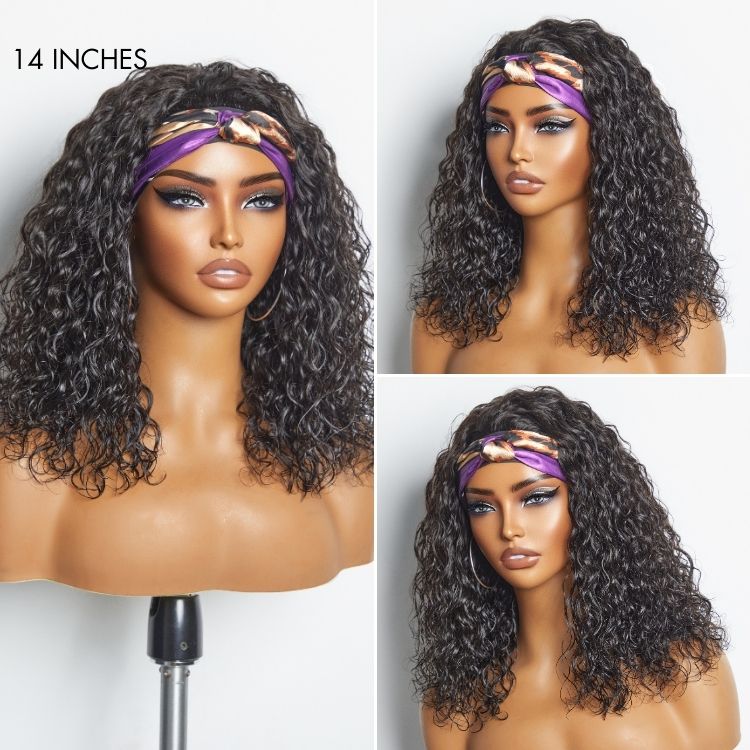 Final Restock | Wet And Wavy Water Wave Glueless Long Headband Wig - US Only