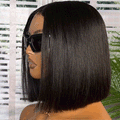 New Customers Only | PreMax Wigs | Silky Blunt Cut Glueless 2x6 / 5x5 Closure Lace Shoulder Length Bob Wig Pre Plucked & Bleached
