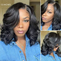 New Customers Only | PreMax Wigs - Luvme Hair Body Wave / Straight Glueless 13x4 Frontal Lace Long Wig Pre-Cut Lace