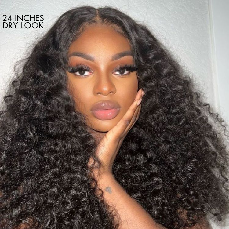 Weekly Special | PreMax Wigs Flexi-Fit Invisi Drawstring Cap Water Wave 360 HD Lace Long Curly Wig Pre-Cut Lace