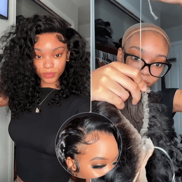 Weekly Special | PreMax Wigs Flexi-Fit Invisi Drawstring Cap Water Wave 360 HD Lace Long Curly Wig Pre-Cut Lace