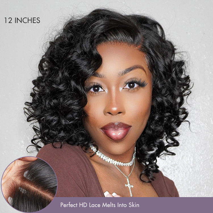 Weekly Special | Luvme Hair Mature Bouncy Curl Left C Part Glueless Minimalist HD Lace Wig Pre-Cut Lace