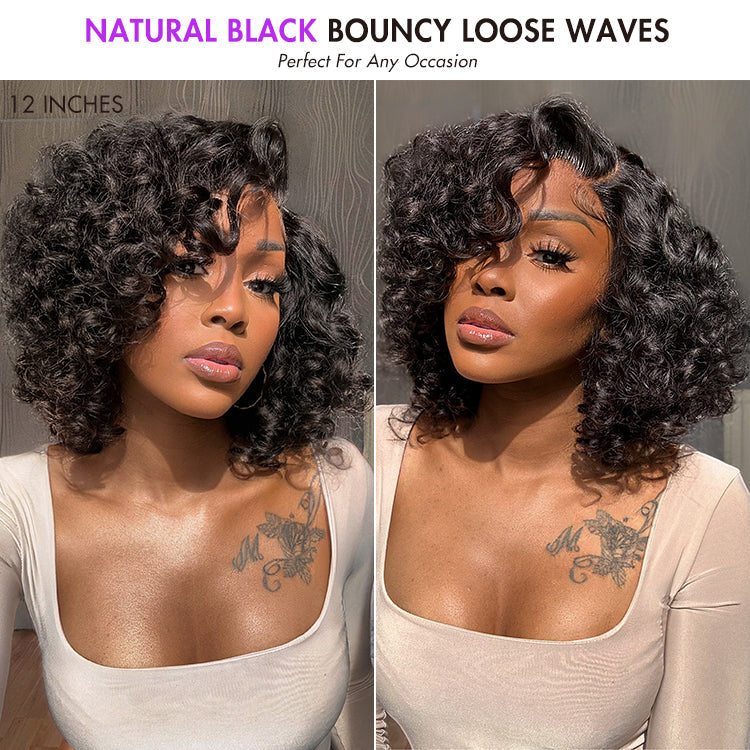 Weekly Special | Luvme Hair Mature Bouncy Curl Left C Part Glueless Minimalist HD Lace Wig Pre-Cut Lace