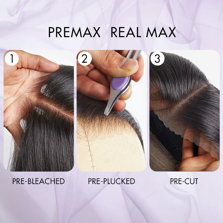 AiryFit™ Scalp Care Wigs | Silky Blunt Cut Bob Snugfit Glueless Minimalist HD Lace Short Wig Pre-Cut Lace  - US Only