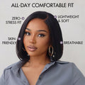 AiryFit™ Scalp Care Wigs | Silky Blunt Cut Bob Snugfit Glueless Minimalist HD Lace Short Wig Pre-Cut Lace  - US Only