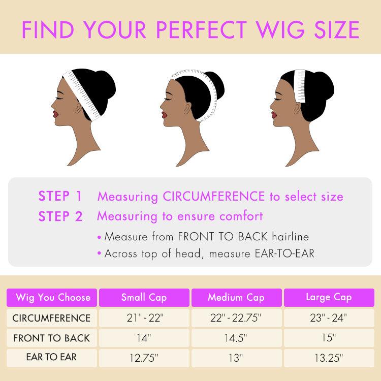 Combo Highlight Loose Wave Glueless 5x5 Closure HD Lace Wig | Large & Small Cap Size