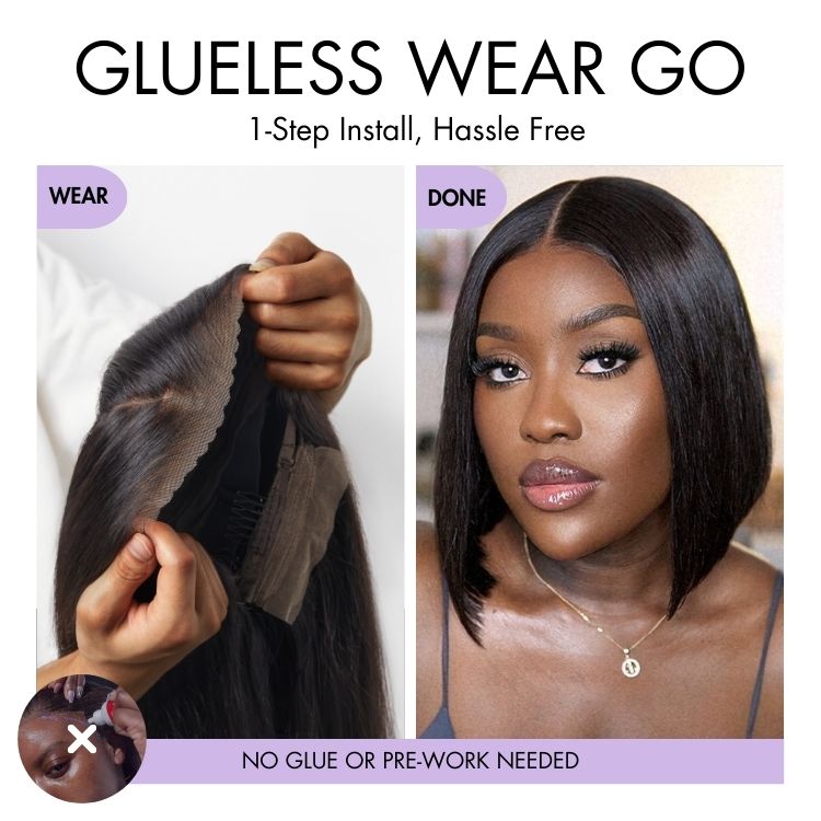 Special Deal | Luvme Hair PartingMax Glueless Wig Silky Blunt Bob Cut 7x6 Closure HD Lace Wig Breathable Cap