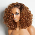 Luvme Hair Mature Bouncy Curl Left C Part Glueless Minimalist HD Lace Wig Pre-Cut Lace