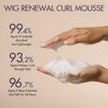 US Only | Wig Curl Mousse with Coconut Oil & Shea, Bounceable Curls, Strong Hold, Frizz Control Styling