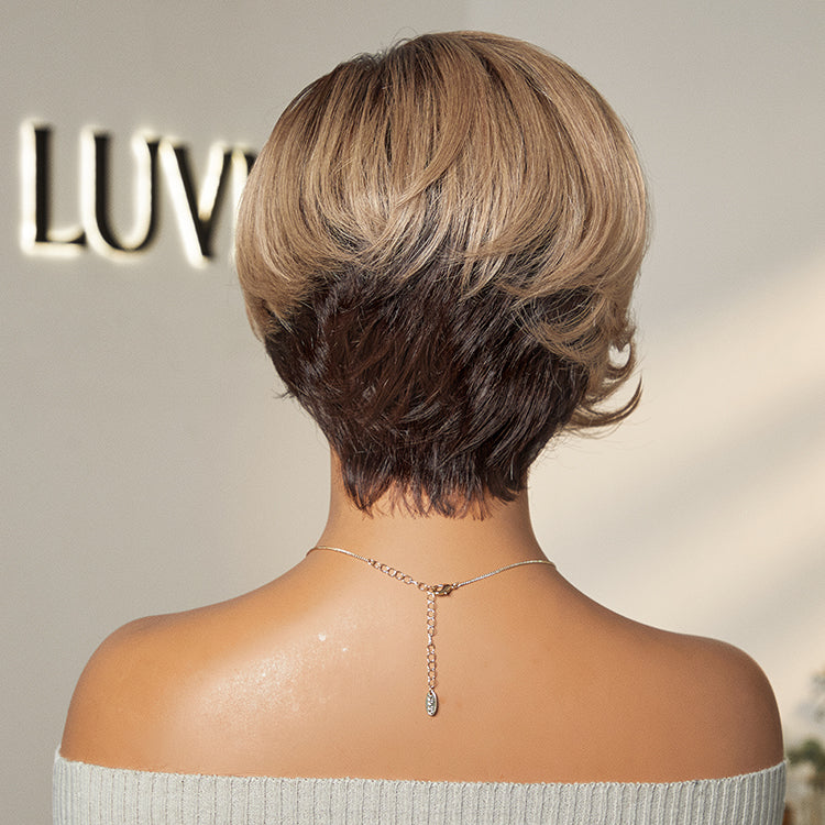 Affordable Pixie Cut Minimalist HD Lace Glueless Wig Pre-Cut Lace