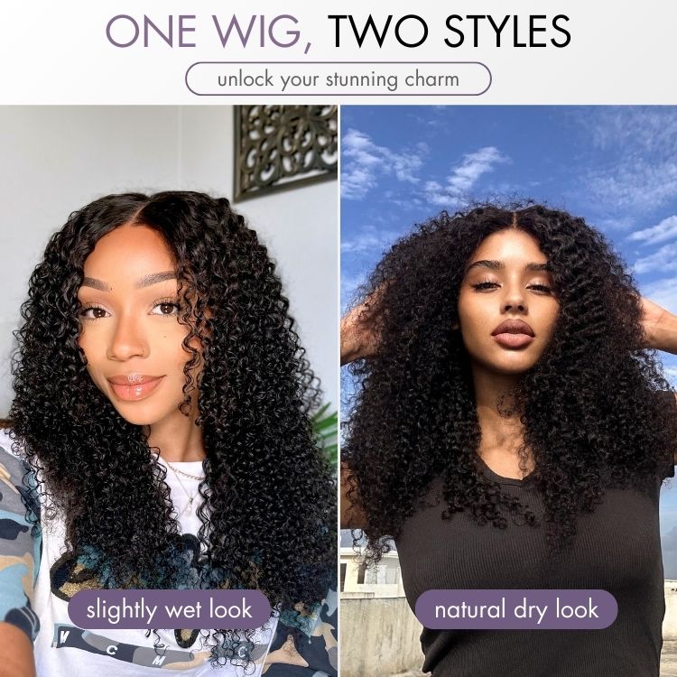 Luvme Hair PartingMax Glueless Wig Kinky Curly 7x6 Closure HD Lace Long Curly Wig Pre Cut - US Only