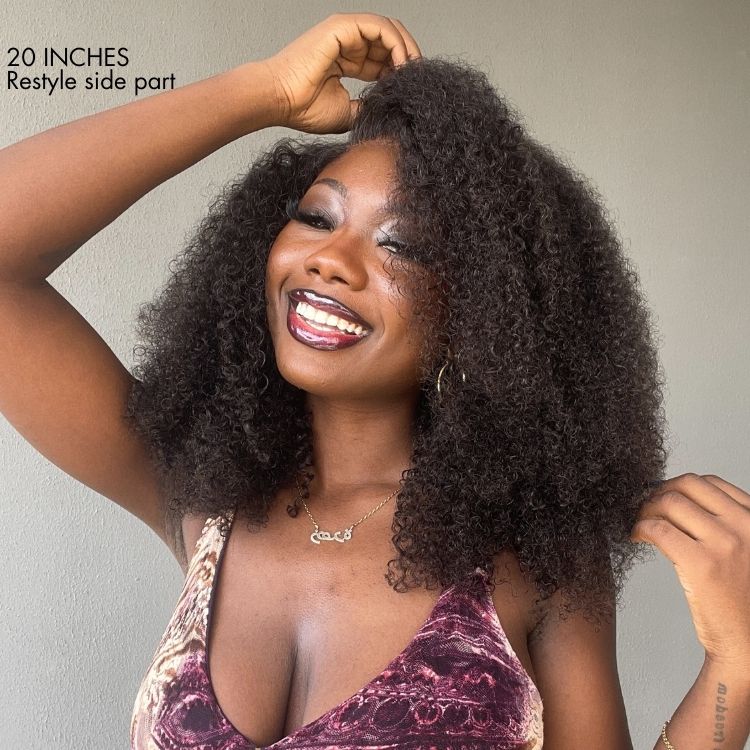 Luvme Hair PartingMax Glueless Wig Kinky Curly 7x6 Closure HD Lace Long Curly Wig Pre Cut - US Only