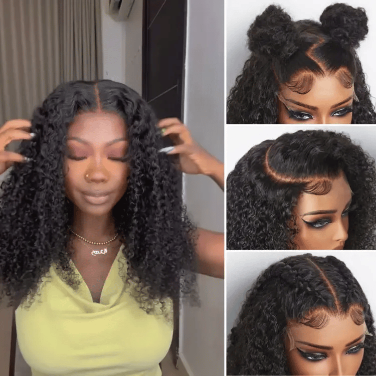 Luvme Hair PartingMax Glueless Wig Kinky Curly 7x6 Closure HD Lace Long Curly Wig Pre Cut - US Only