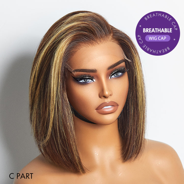 Special Deal | Luvme Hair PartingMax Glueless Wig Silky Blunt Bob Cut 7x6 Closure HD Lace Wig Breathable Cap